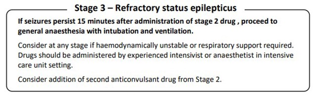 Refractory status epilepticus pathway